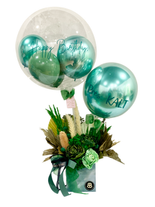 "Kalt" | Twin Balloon Pop - Dried Flowers