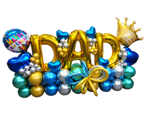 “Dad” | Balloon Marquee